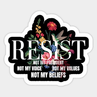 Anti-trump Sticker